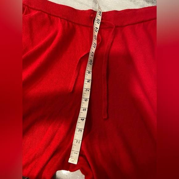 NWT Gap Size XXL Red Pull On Drawstring Elastic Waist Wide Leg Knit Lounge Pants - Picture 7 of 10